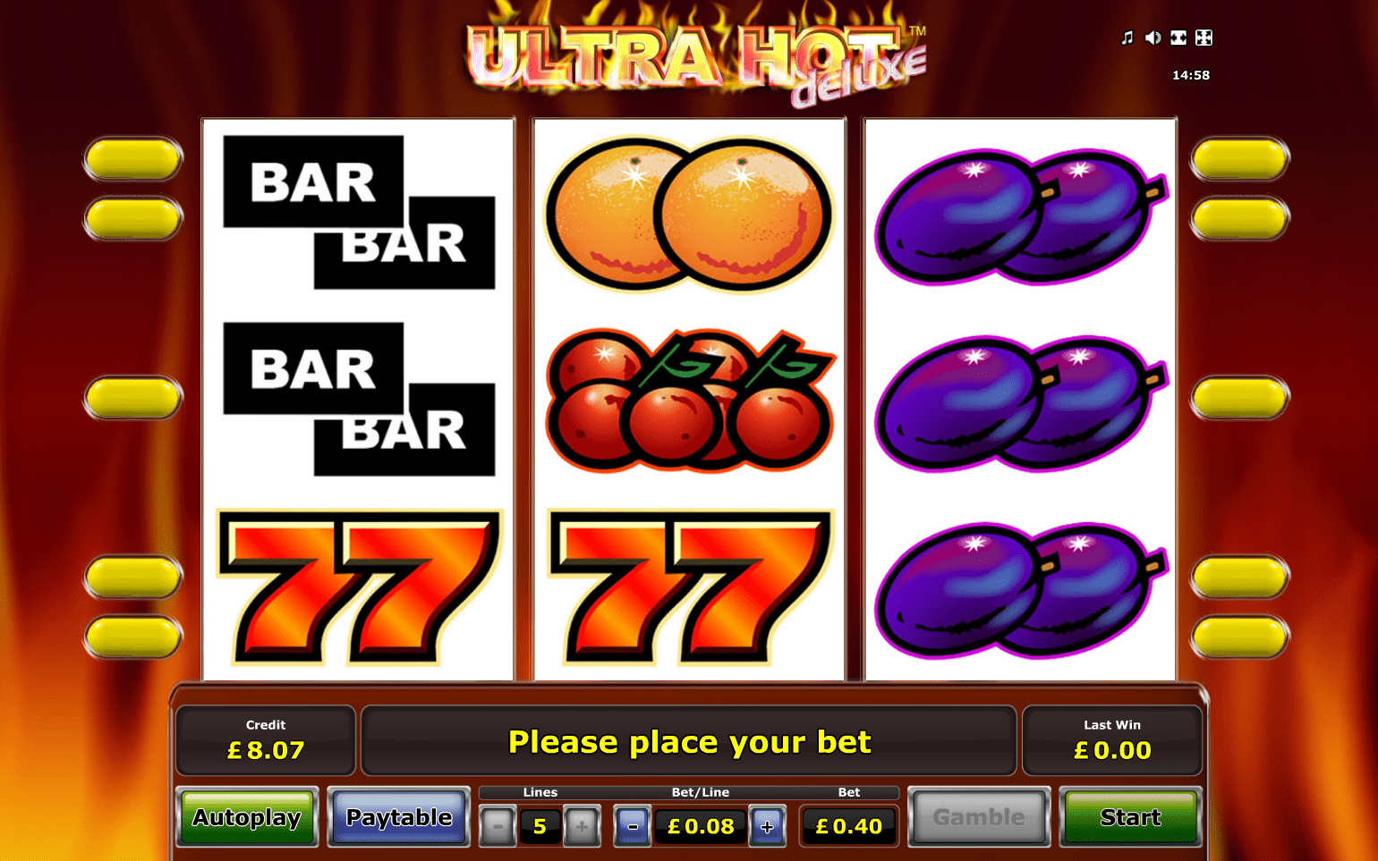 игровой автомат ultra hot deluxe бесплатно